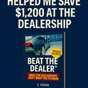 Beat the Dealer™: What Car Dealerships Don’t Want You to Know