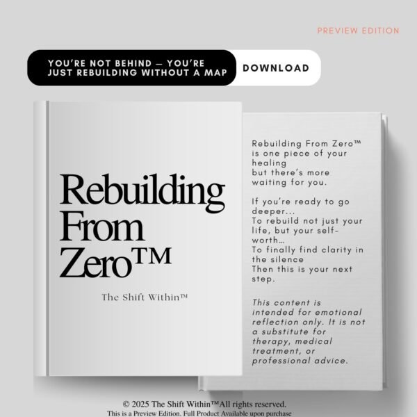 Rebuilding From Zero