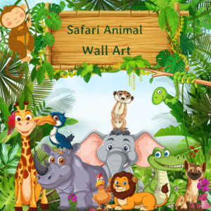 Safari Animal Wall Art