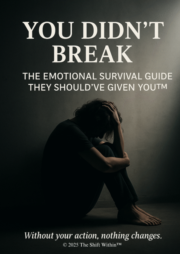 You Didn’t Break: The Emotional Survival Guide They Should’ve Given You™