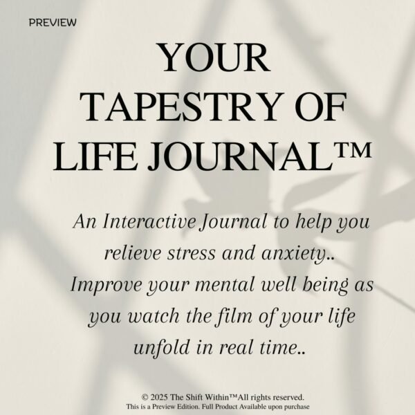 Your Tapestry of Life Journal™ | Making Peace with Each Thread in the Pages of Your Past